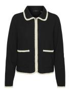 Vero Moda Vmfida Ls Cardigan Jrs Ga Svart