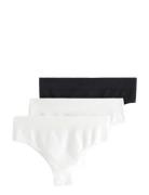 Lindex Brief Brazi High Seamless Rib Vit