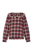 Wheat Blouse L/S Elin Röd