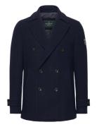 Hackett London Greenwich Peacoat Marinblå