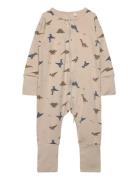CeLaVi Nightsuit W. Aop Beige
